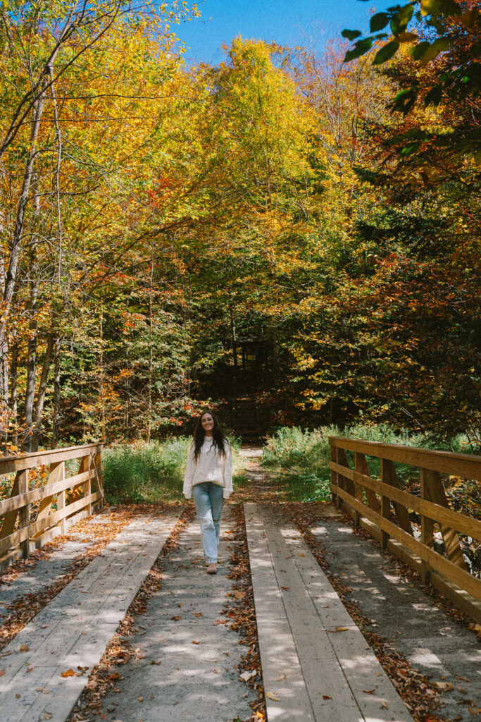 Smuggler's Notch Boardwalk in Stowe, Vermont
