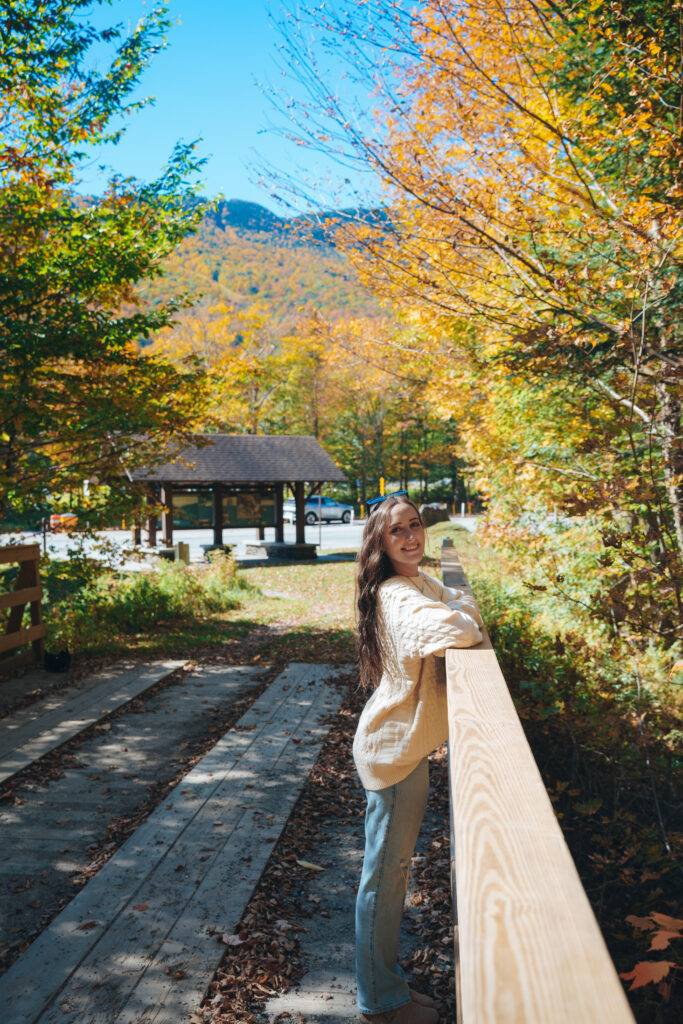 Fall foliage in Smugglers Notch