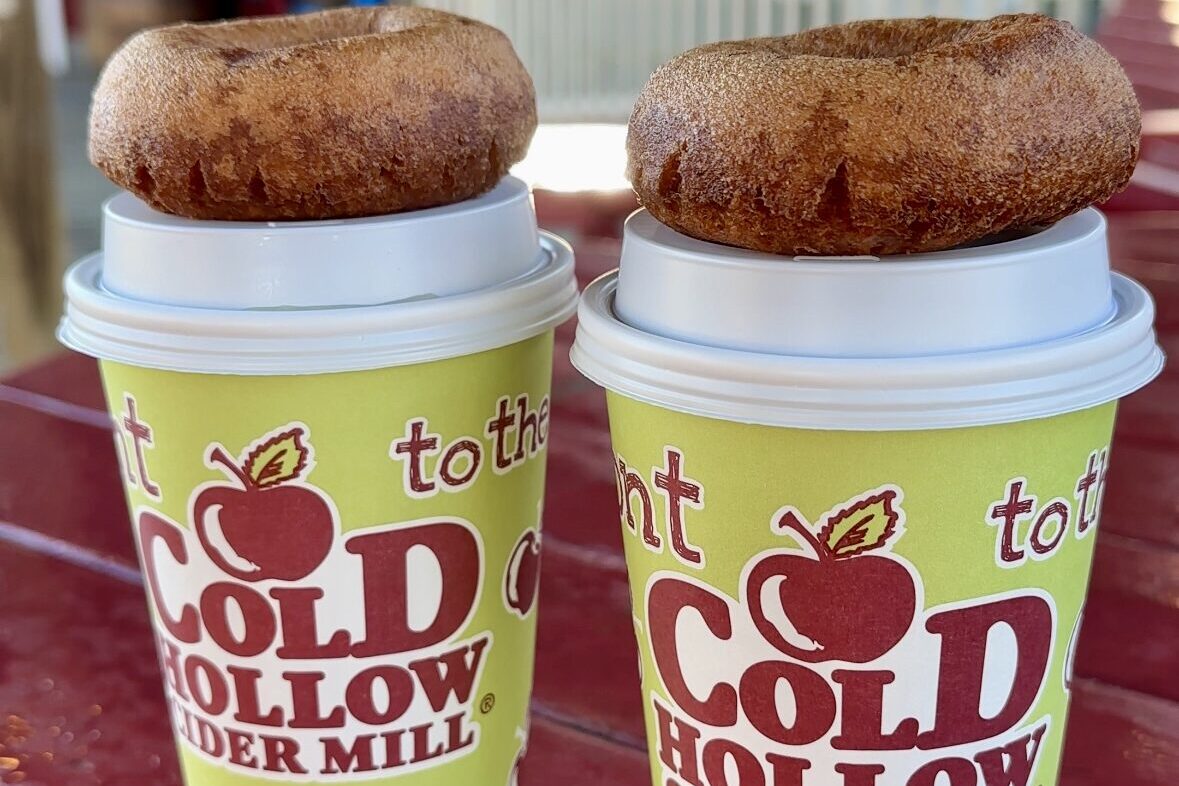 Apple Cider & Apple Cider Donuts from Cold Hollow Cider Mill 